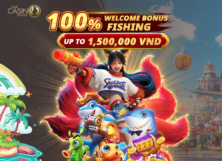 100% Fishing Welcome Bonus!