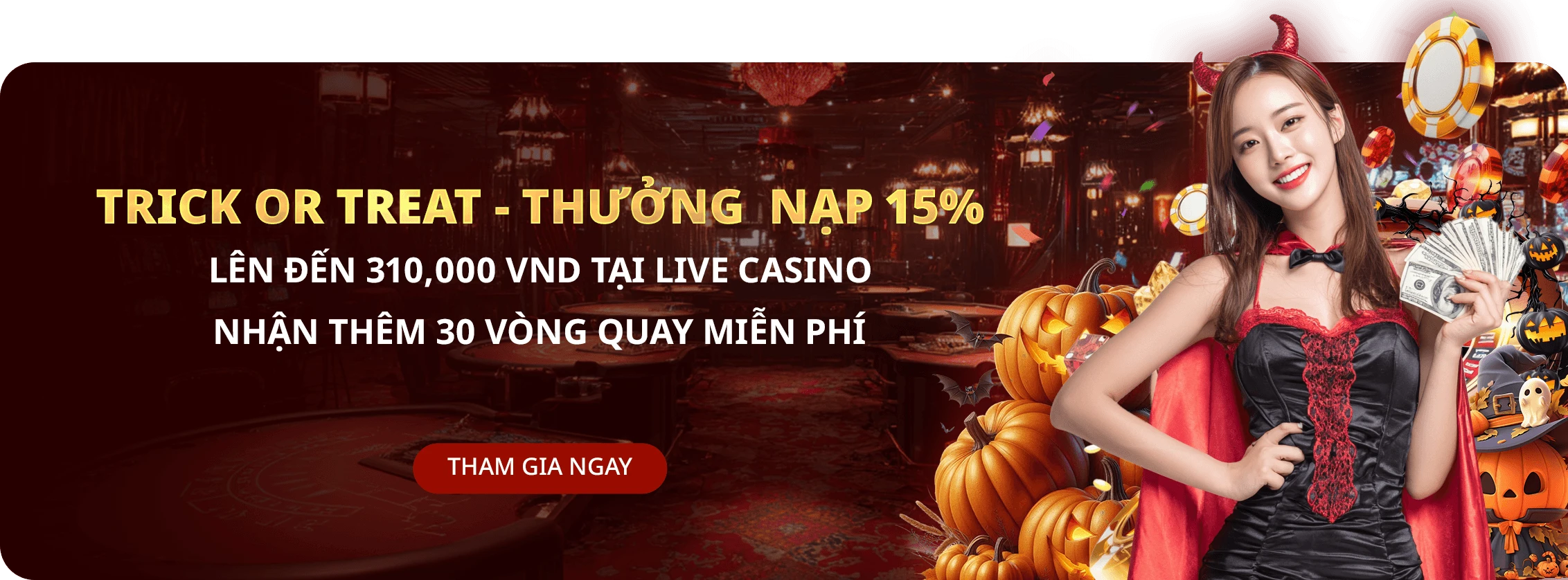 Live Casino - Trick or Treat Bonus