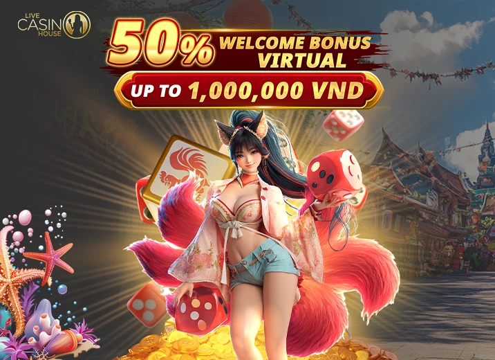 50% Virtual Welcome Bonus!
