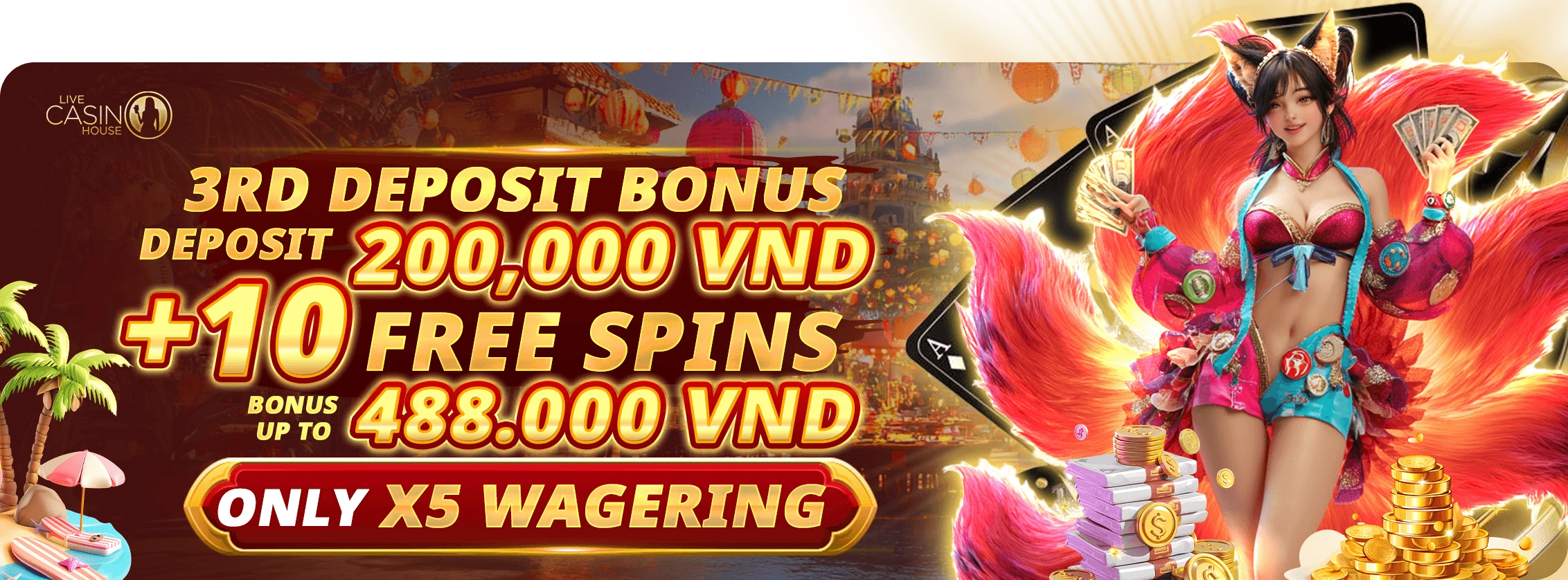 3RD Deposit Bonus!