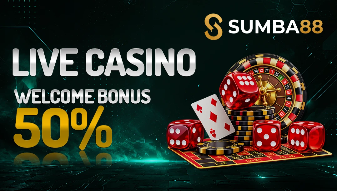Welcome Bonus Live Casino 50%