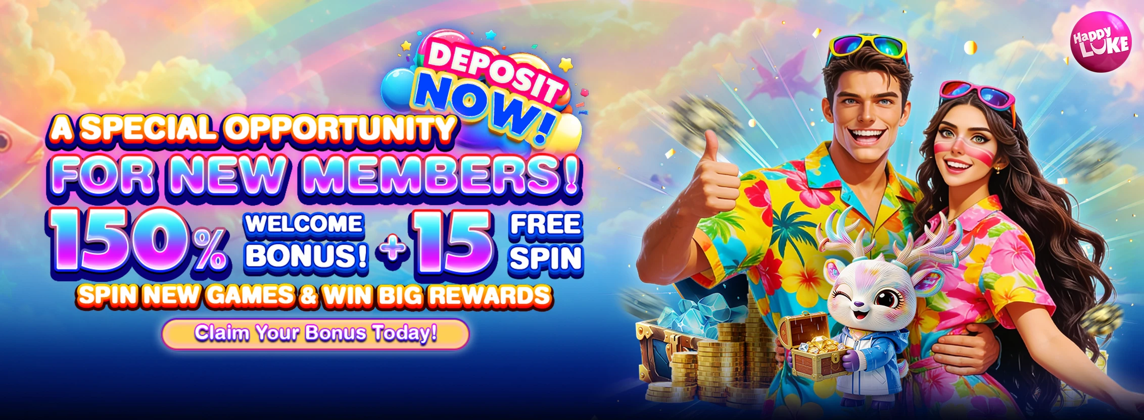 Slots 150% Welcome Bonus