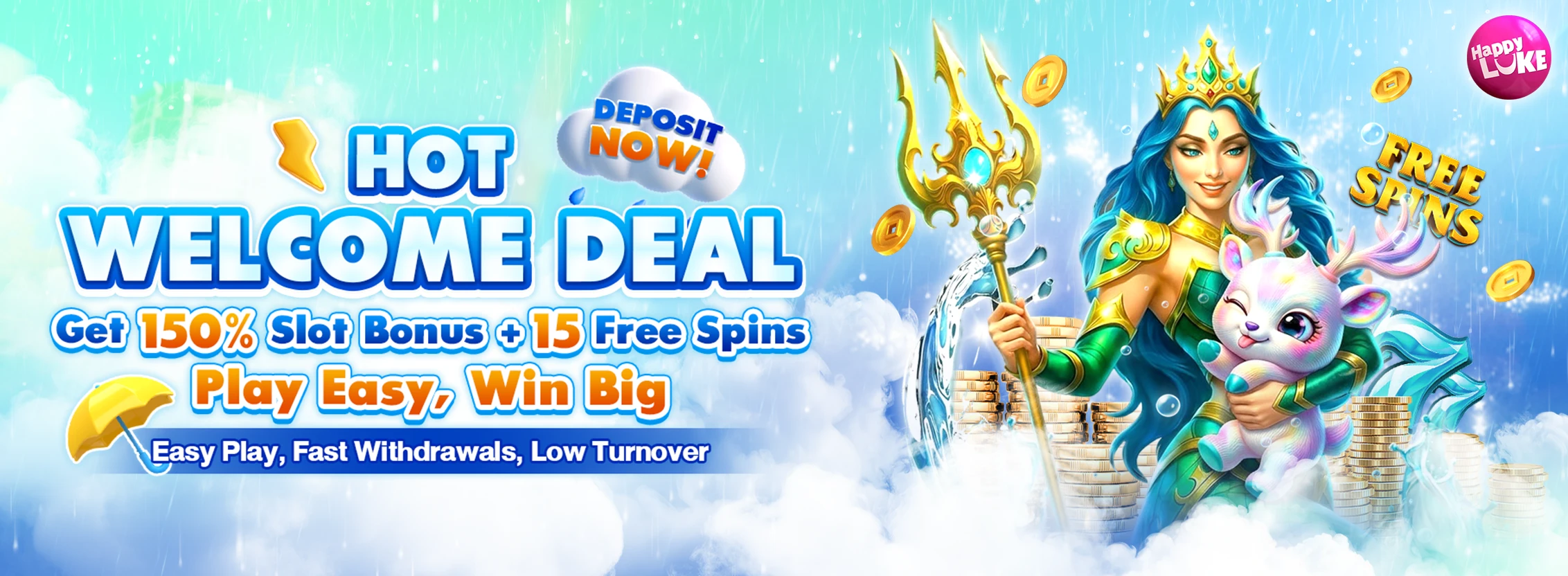 Slots 150% Welcome Bonus