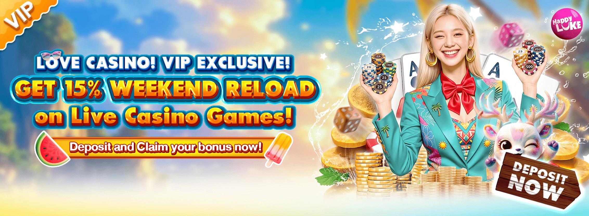 All VIP - Weekend Reload 15%  (LC)
