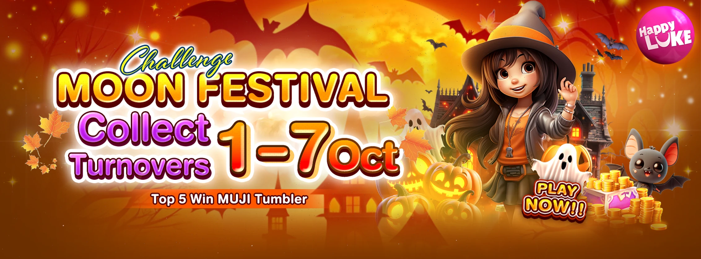 Mid-Autumn Festival Top 5 SLOT TO Challenge!
