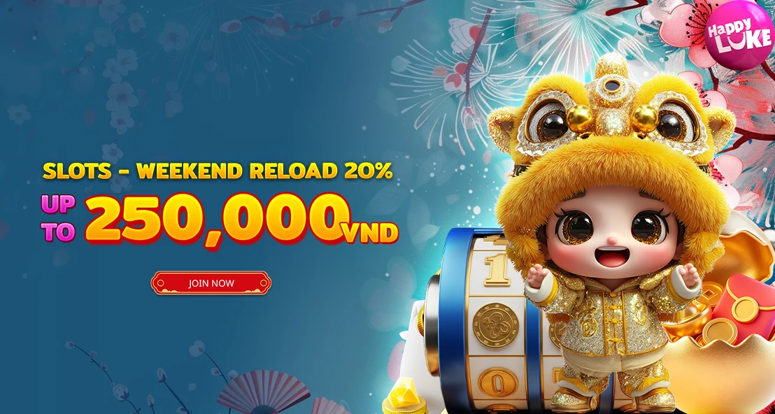 Slots 20% Thưởng Cuối Tuần!